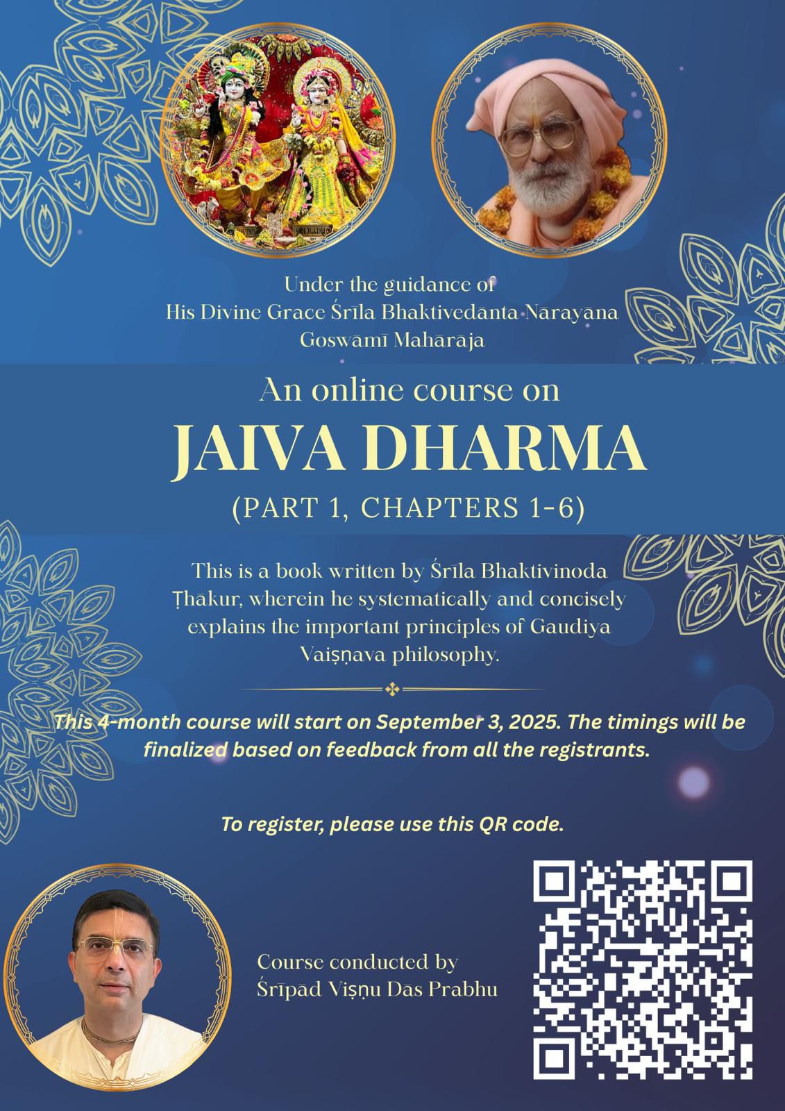 Online Jaiva Dharma Course