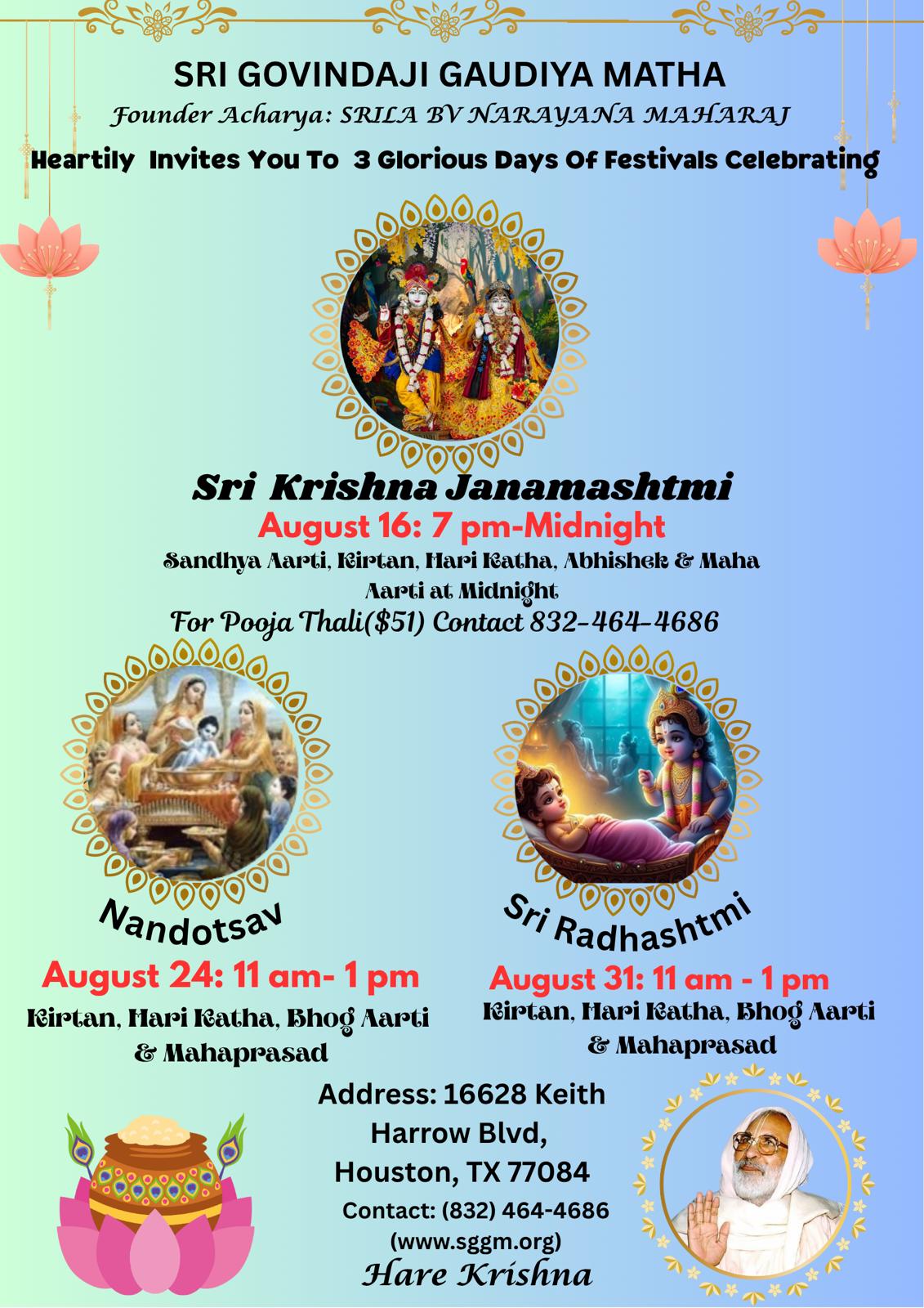 Three Big Celebrations