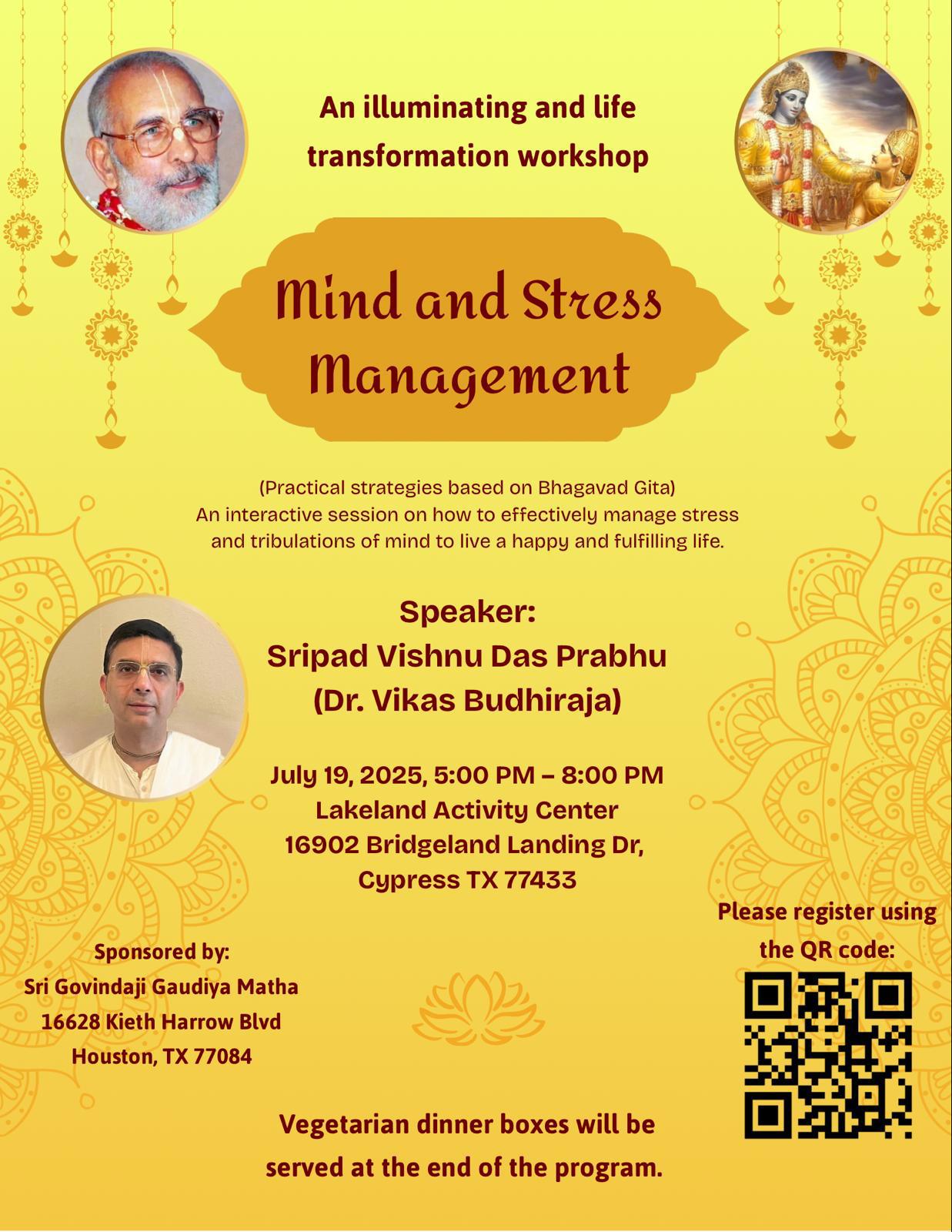 Mind & Stress Management Workshop